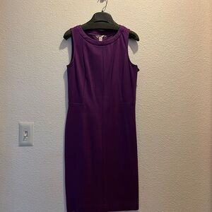 Banana Republic Purple Sleeveless Mini Sheath Dress for Cocktail